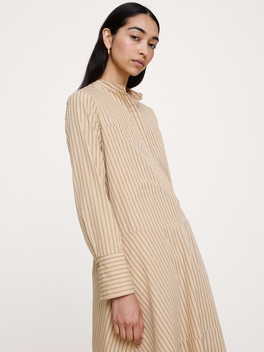 Banana Republic Cotton Trapeze Shirt Dress — photo 4