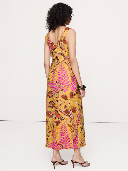 Banana Republic Linen Crossback Maxi Dress — photo 3