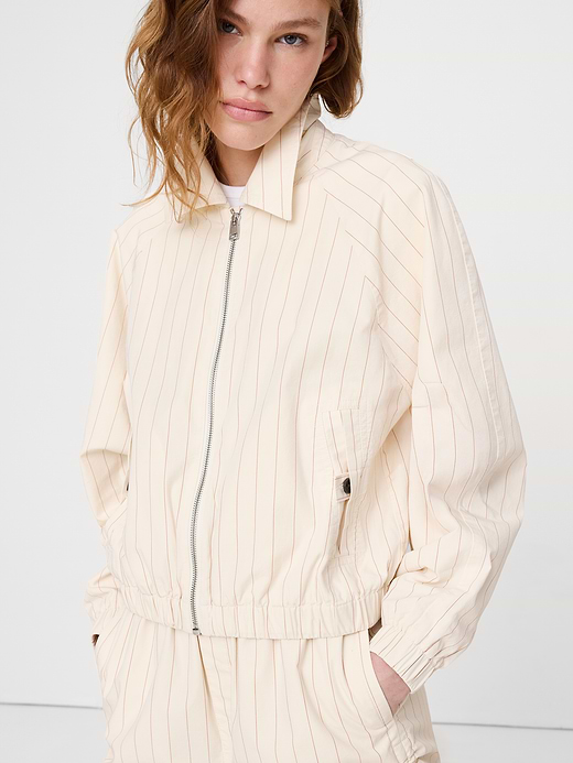 Banana Republic Cotton Poplin Bomber Jacket — photo 4