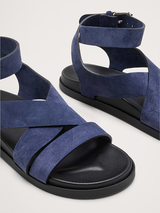 Banana Republic Italian Suede Ankle-Strap Sandal — photo 5