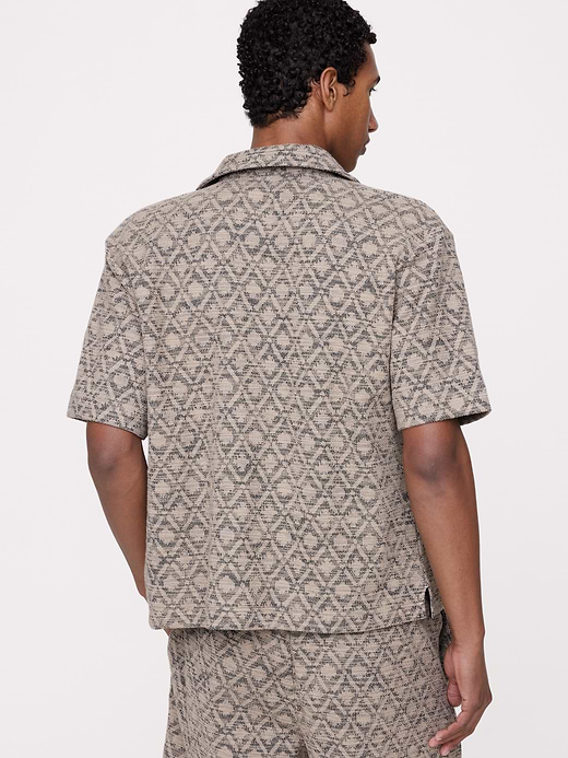 Banana Republic Jacquard Resort Shirt — photo 3