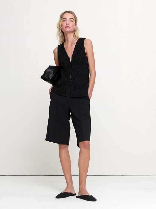Banana Republic Cotton Crochet Sweater Vest — photo 6