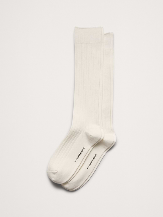Banana Republic Ribbed Trouser Sock 2-Pack — photo 1