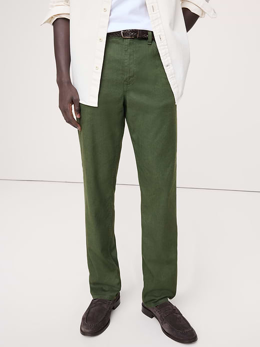Banana Republic Slim Linen-Cotton Traveler Pant — photo 4