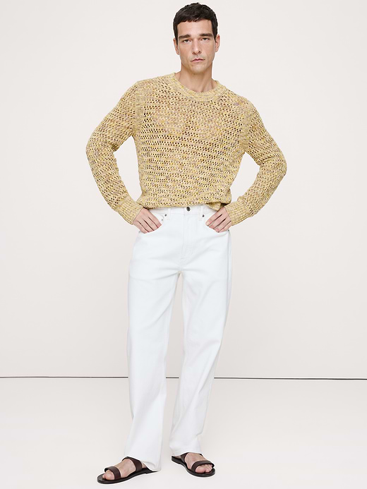 Banana Republic Spacedye Cotton-Silk Sweater — photo 1