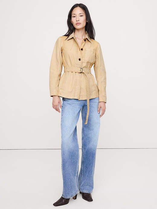 Banana Republic Cotton Canvas Shirt Jacket — photo 1