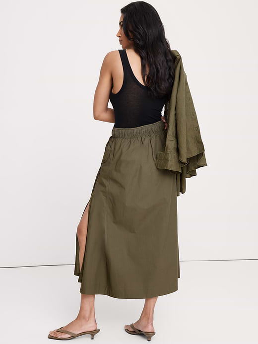 Banana Republic Mixed Media Utility Skirt — photo 3