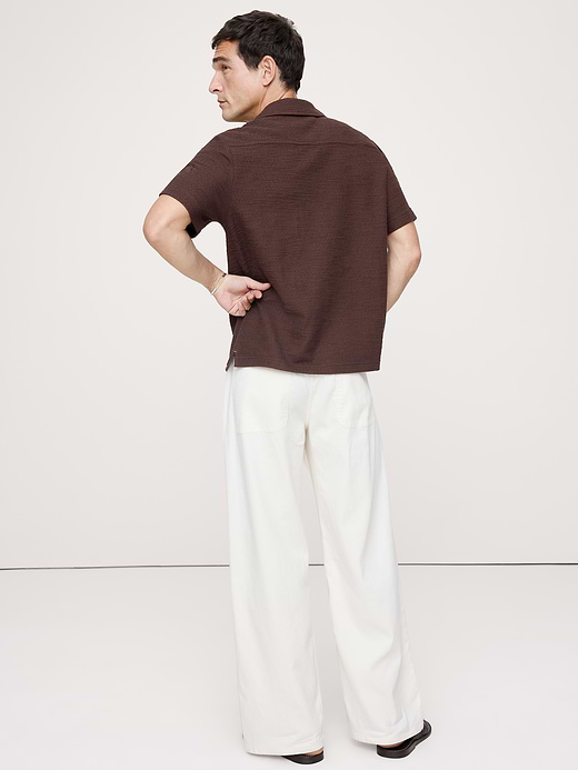 Banana Republic Textured Knit Resort Shirt — photo 3