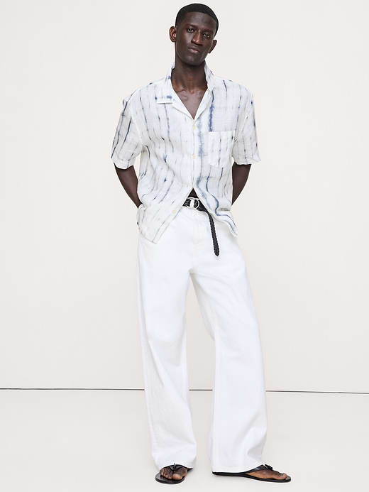 Banana Republic Standard-Fit Linen Resort Shirt — photo 1