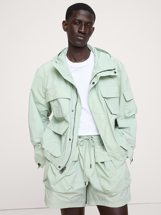 Banana Republic Relaxed Multi-Pocket Flight Jacket — photo 1