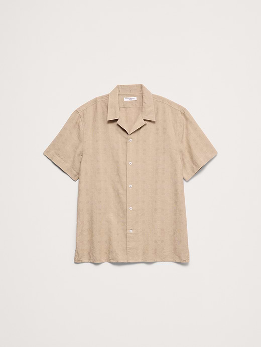 Banana Republic Standard-Fit Cotton-Linen Resort Shirt — photo 5