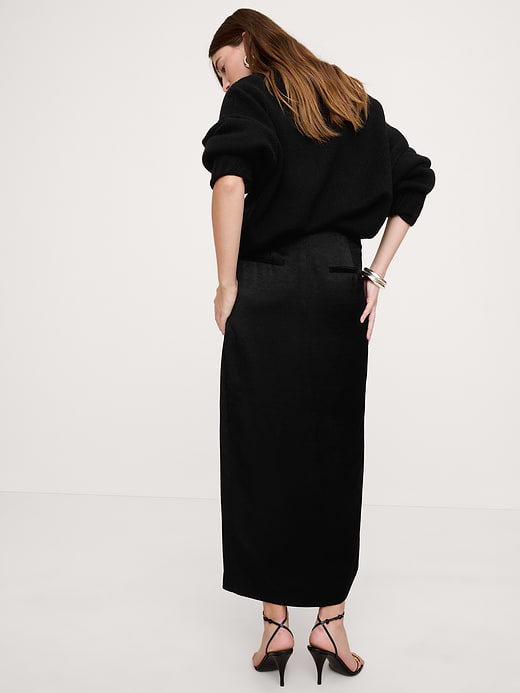 Banana Republic Ponte & Sequin Wrap Skirt — photo 3
