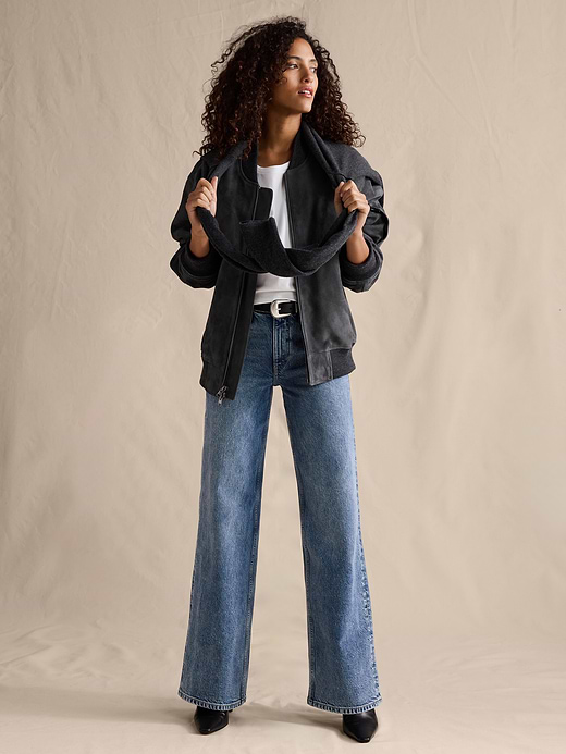 Banana Republic The Icon Classic Wide-Leg Jean — photo 1