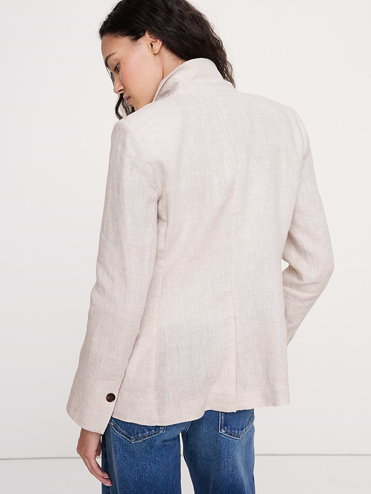 Banana Republic Slim Linen Blazer — photo 3