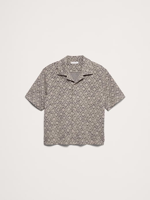 Banana Republic Jacquard Resort Shirt — photo 5