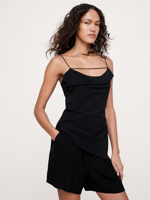 Banana Republic Georgette Cowl-Neck Tank — photo 4