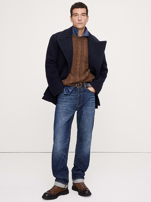 Banana Republic Italian Melton Peacoat — photo 1