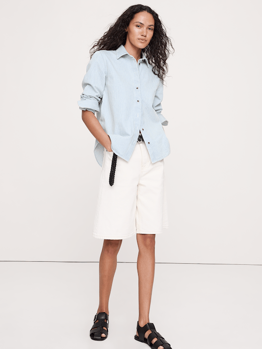 Banana Republic The Everyday Shirt in Denim — photo 1