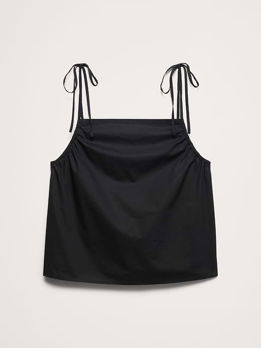 Banana Republic Cotton Poplin Tie-Strap Tank — photo 5