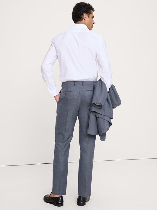 Banana Republic Tailored Slim-Fit Italian Wool Ventile Suit Pant — photo 3