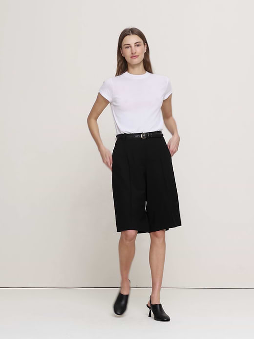 Banana Republic High-Rise Italian Wool Bermuda Short — photo 6