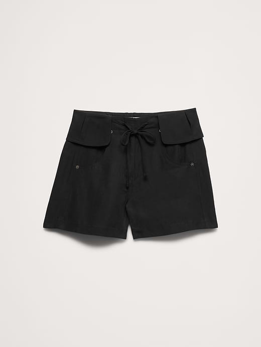 Banana Republic 4" TENCEL™-Linen Short with Foldover Waistband — photo 5