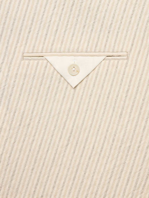Banana Republic Double-Breasted Italian Cotton-Linen Seersucker Suit Jacket — photo 7