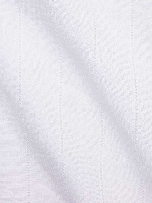 Banana Republic Standard-Fit Linen-Cotton Eyelet Stripe Resort Shirt — photo 6