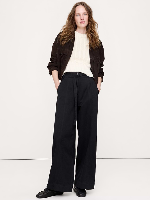 Banana Republic High-Rise Wide-Leg Utility Pant — photo 1