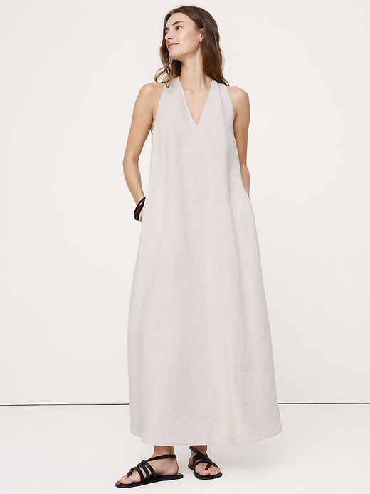 Banana Republic Linen Halter Maxi Dress — photo 1