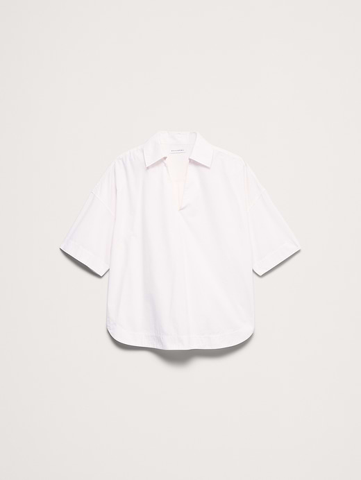 Banana Republic Cotton Poplin Popover Tunic — photo 5