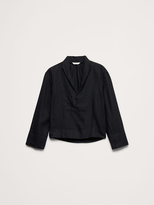 Banana Republic Linen Popover Top — photo 5