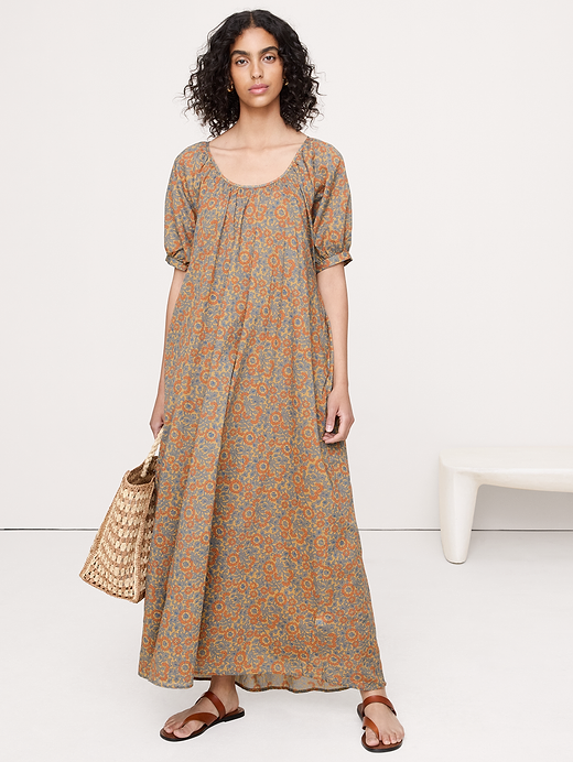 Banana Republic Lightweight Cotton Scoop-Neck Maxi Dress — photo 1