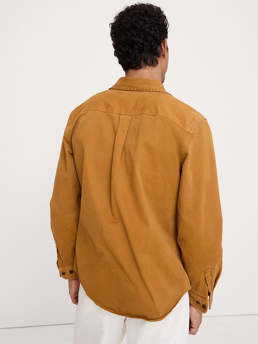 Banana Republic Cotton Twill Overshirt — photo 3