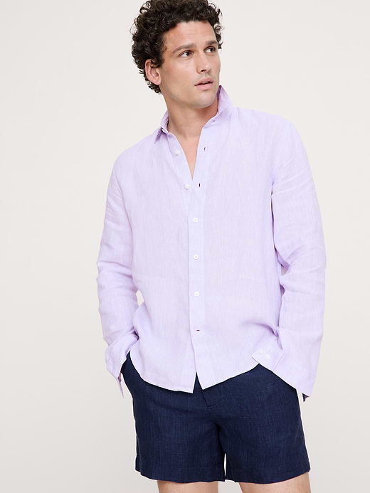 Banana Republic Standard-Fit Linen Shirt — photo 1