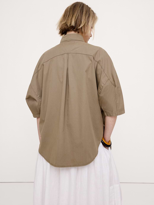 Banana Republic Cotton Twill Utility Tunic — photo 3