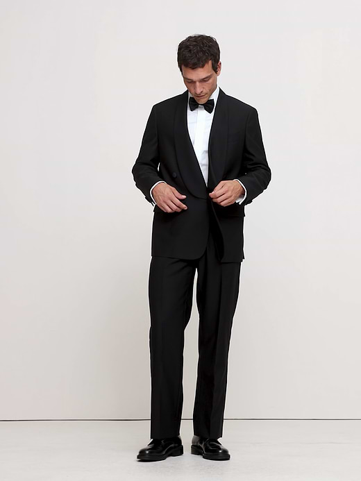 Banana Republic Relaxed Italian Barathea Tuxedo Jacket — photo 8
