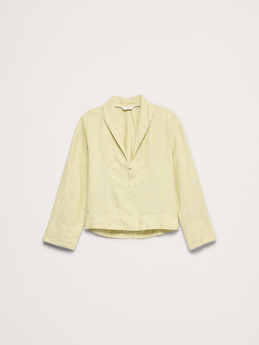Banana Republic Linen Popover Top — photo 5