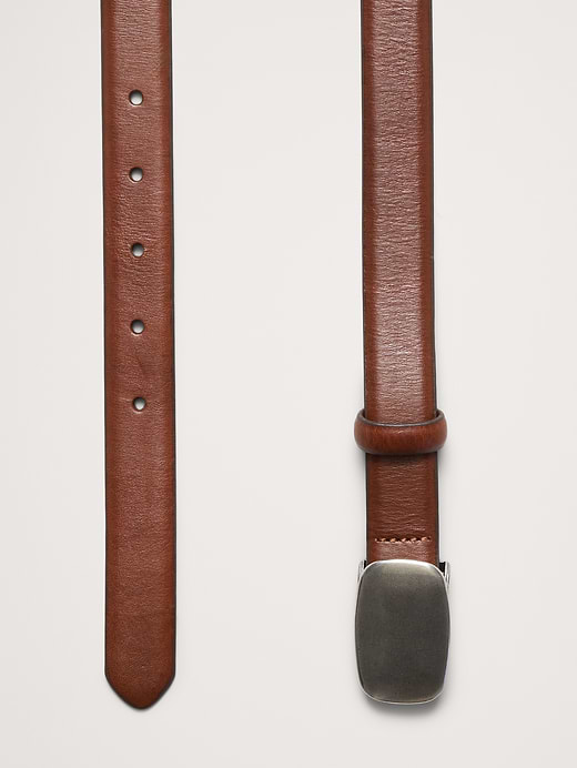 Banana Republic Leather Plaque-Buckle Belt — photo 4