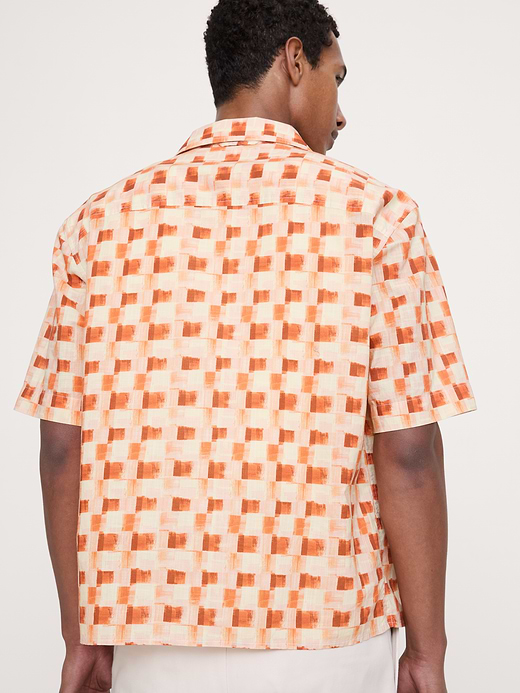 Banana Republic Relaxed-Fit Slub Cotton Resort Shirt — photo 3