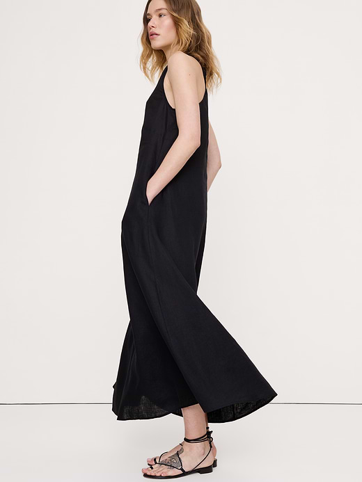 Banana Republic Linen Halter Maxi Dress — photo 4