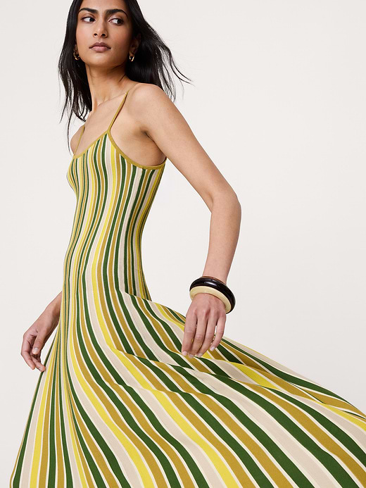 Banana Republic Sculpted Stripe Maxi Dress — photo 4