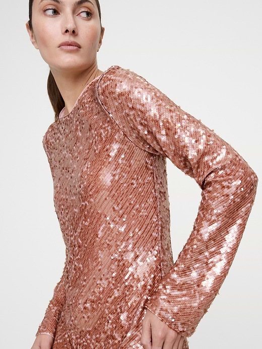 Banana Republic Bias-Cut Sequin Maxi Dress — photo 4
