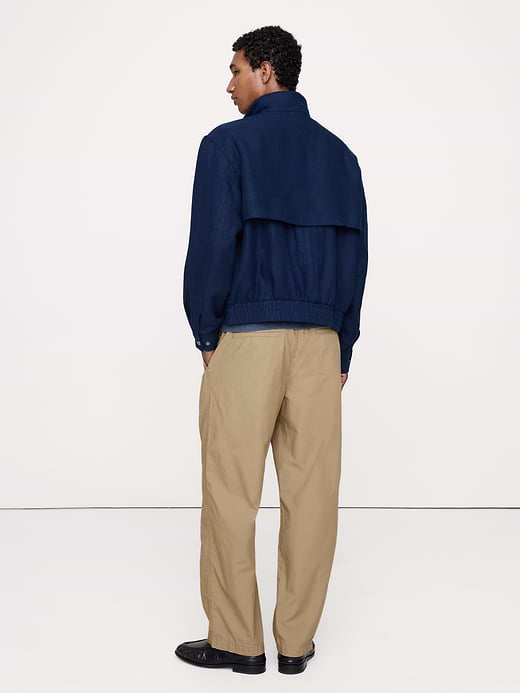 Banana Republic The Weekender Relaxed Pull-On Pant in Cotton — photo 3