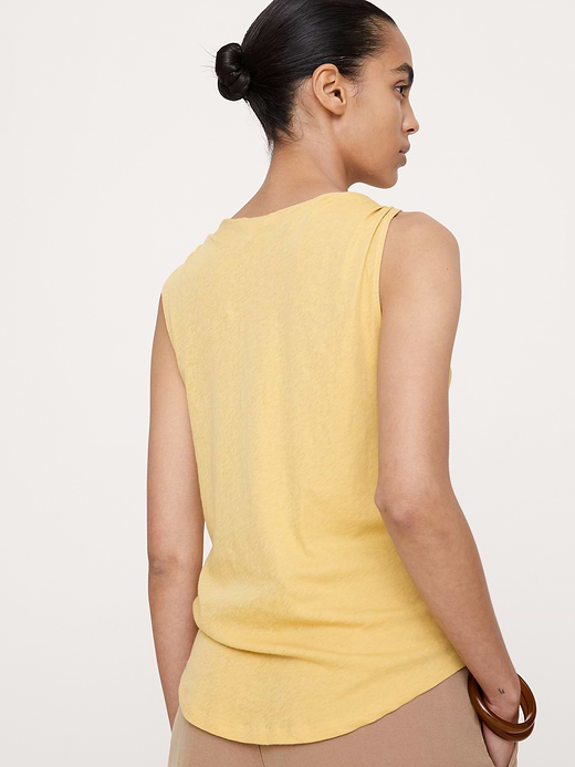 Banana Republic Cotton-Silk Twisted Tank — photo 3