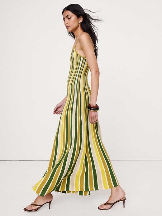 Banana Republic Sculpted Stripe Maxi Dress — photo 1
