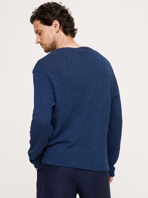 Banana Republic Marled Notch-Neck T-Shirt — photo 3