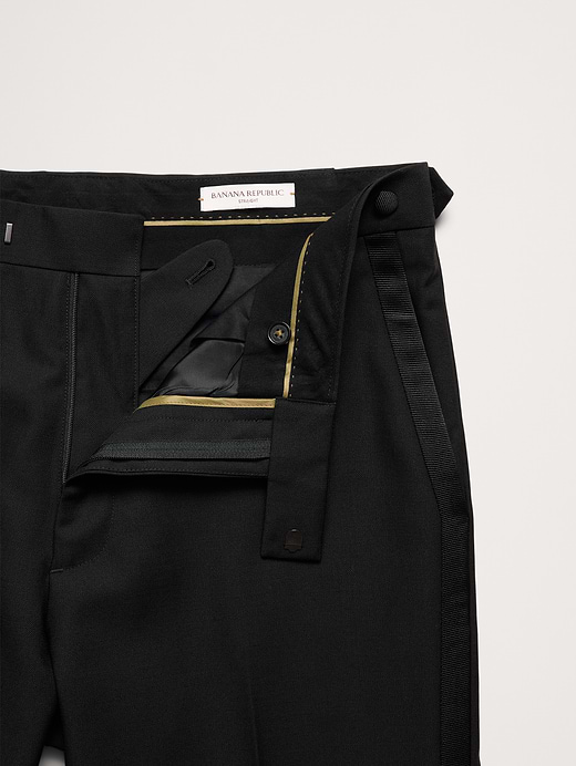 Banana Republic Straight Italian Barathea Tuxedo Pant — photo 6