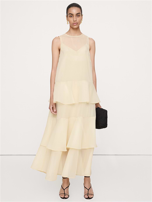 Banana Republic Organza Tiered Maxi Dress — photo 1