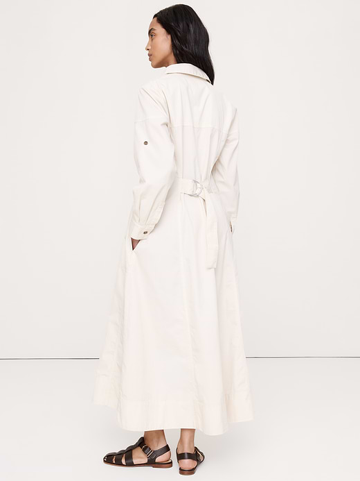 Banana Republic Cotton Twill Paneled Shirt Dress — photo 3